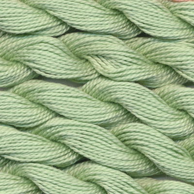 DMC cotton perle 5 - 0369 pistache groen - extra licht op=op uit collectie 