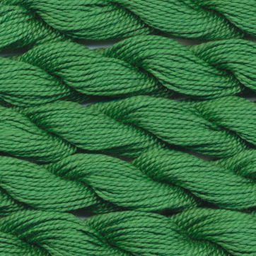 DMC cotton perle 5 - 0701 kerst groen - licht op=op uit collectie 