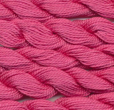 DMC cotton perle 5 - 0602 cranberry roze - medium op=op uit collectie 