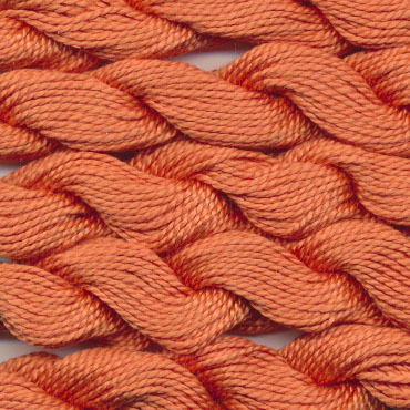 DMC cotton perle 5 - 0922 koper - licht op=op uit collectie 