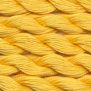 DMC cotton perle 5 - 0726 topaz - licht geel op=op uit collectie 