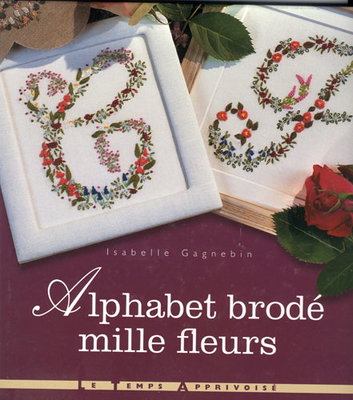 Alphabet brode mille fleurs