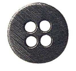 Knoop 634261 zilver 15 mm 6 stuks 