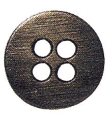 Knoop 635411 goud 20 mm 6 stuks 