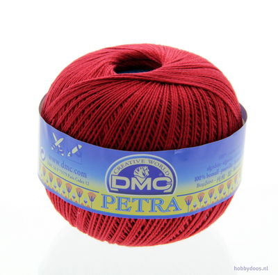 DMC Petra 5 - 05321 donker rood