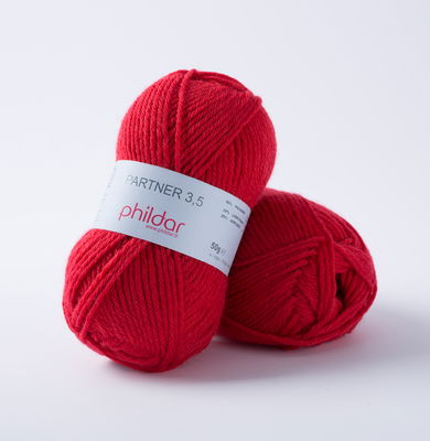 Phildar Phil Partner 3,5 Rouge