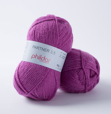 Phildar Phil Partner 3,5 Fuchsia 21 op=op uit collectie 