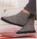 Pantoffelzolen leer maat 42 - 43