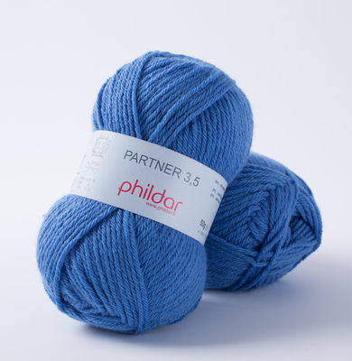 Phildar Phil Partner 3,5 Bleuet 1079 - 25 op=op 