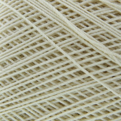 Lammy Yarns Coton crochet NO 10 - 016 ecru