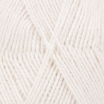 Drops Baby alpaca silk 1101 wit op=op uit collectie 