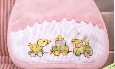 Borduurpatroon treintje 