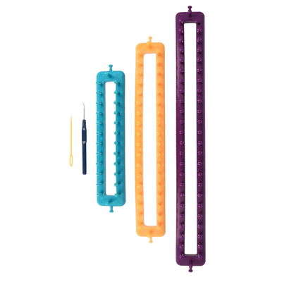 Knitting looms LANG set met 3 looms, breihaak, naald en ca 100 pinnetjes