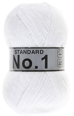 Lammy Yarns No 1 005 Wit op=op uit collectie 