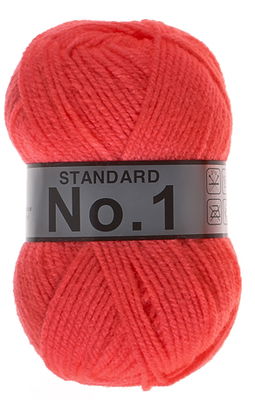 Lammy Yarns No 1 215 Fluor Rood op=op uit collectie 