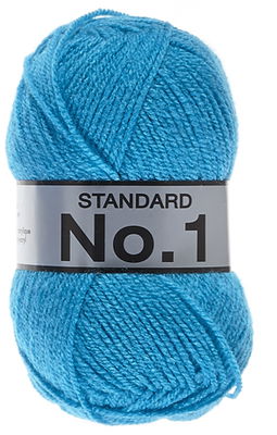 Lammy Yarns No 1 515 aqua blauw