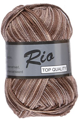 Lammy Yarns Rio multi 633 Bruin gemeleerd