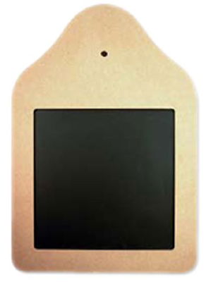 MDF memobord krijt 30 a 42 cm op=op 