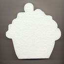 Styropor - piepschuim cupcake breedte 15 x hoogte 3 cm (op=op)