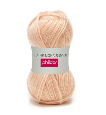Phildar Laine mohair soie 0001 poudre op=op 