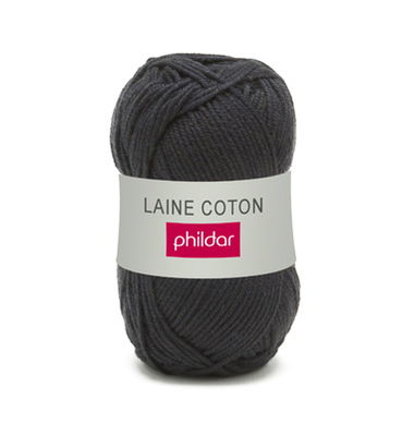 Phildar laine coton 0006 anthracite op=op 105 