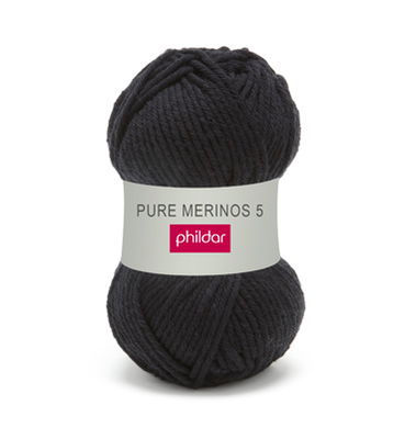 Phildar pure merinos 5 0067 noir op=op 