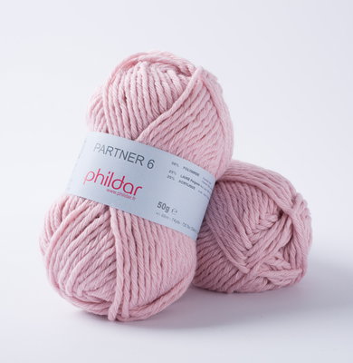 Phildar Phil Partner 6 Rose op=op uit collectie 