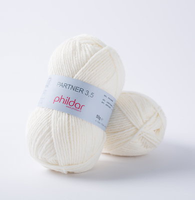 Phildar Phil Partner 3,5 Ecru op=op uit collectie 