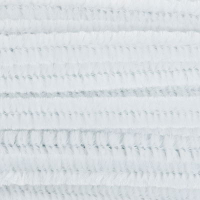 Chenille draad wit - pijpenrager 50 stuk 