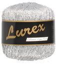 Lammy Yarns Lurex 01 zilver