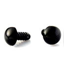 Ogen 15 mm zwart (ca 50 paar)