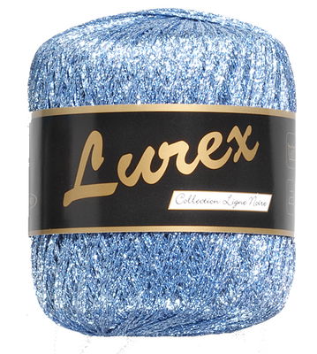 Lammy Yarns Lurex 04 licht blauw
