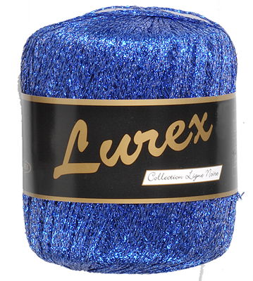 Lammy Yarns Lurex 06 blauw