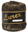 Lammy Yarns Lurex 16 goud zwart
