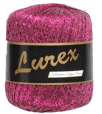 Lammy Yarns Lurex 11 framboos