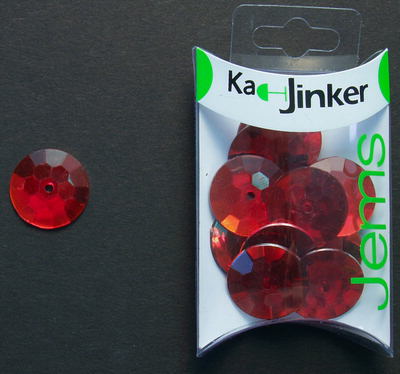 Ka-Jinker jems - facet rond - red op=op 