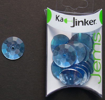 Ka-Jinker jems - facet rond - light blue op=op 