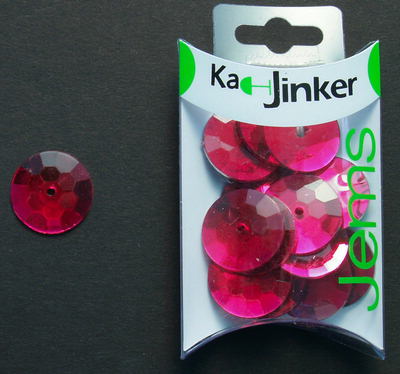 Ka-Jinker jems - facet rond - fuchsia op=op 