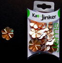 Ka-Jinker jems - facet flower - orange (op=op)