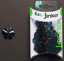 Ka-Jinker jems - facet flower - zwart (op=op)