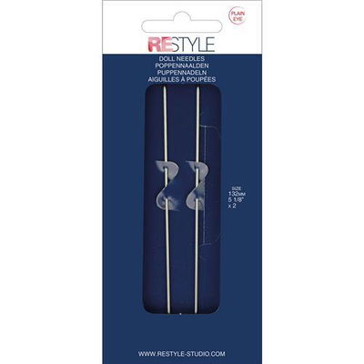 Restyle Naald lang breed oog met punt - poppennaald