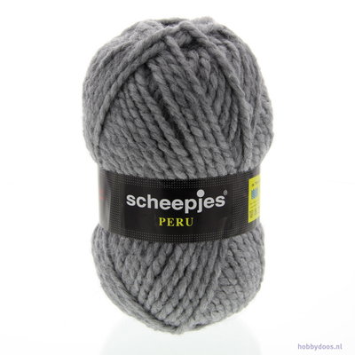 Scheepjes Peru 0060 grijs op=op 