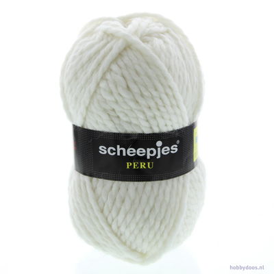 Scheepjes Peru 0110 gebroken wit op=op uit collectie 