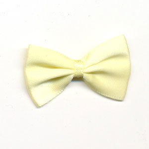 Strikje licht geel 10 stuks 