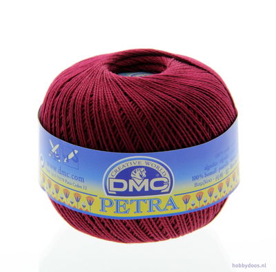 DMC Petra 5 - 05815 donker rood