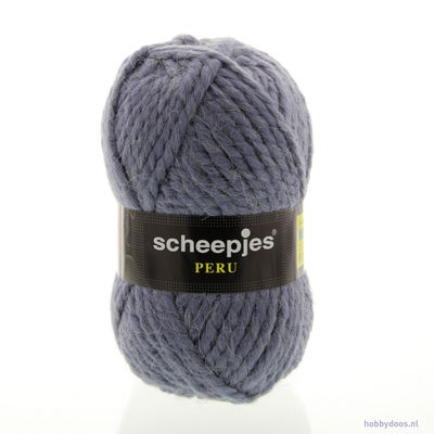 Scheepjes Peru 0080 grijsblauw op=op uit collectie 