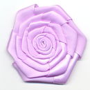 bloem satijn 60 mm - lila (1 stuks)(op=op)