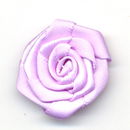 bloem satijn 35 mm - lila (1 stuks)(op=op)