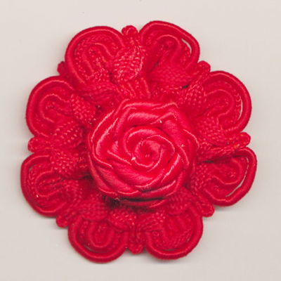 bloem koord 60 mm - rood 1 stuks op=op 