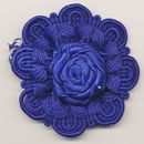 bloem koord 60 mm - kobalt blauw (1 stuks)(op=op)